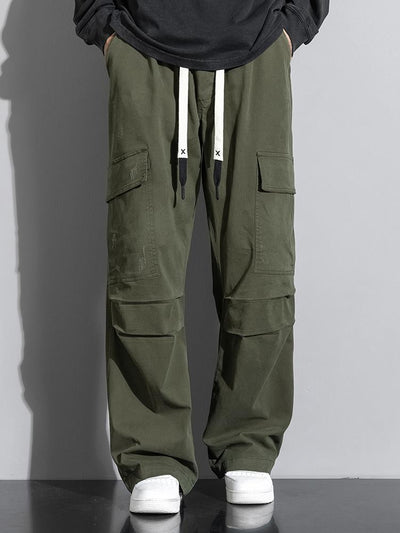 Galdino® | Straight Leg Cotton Cargo Pants