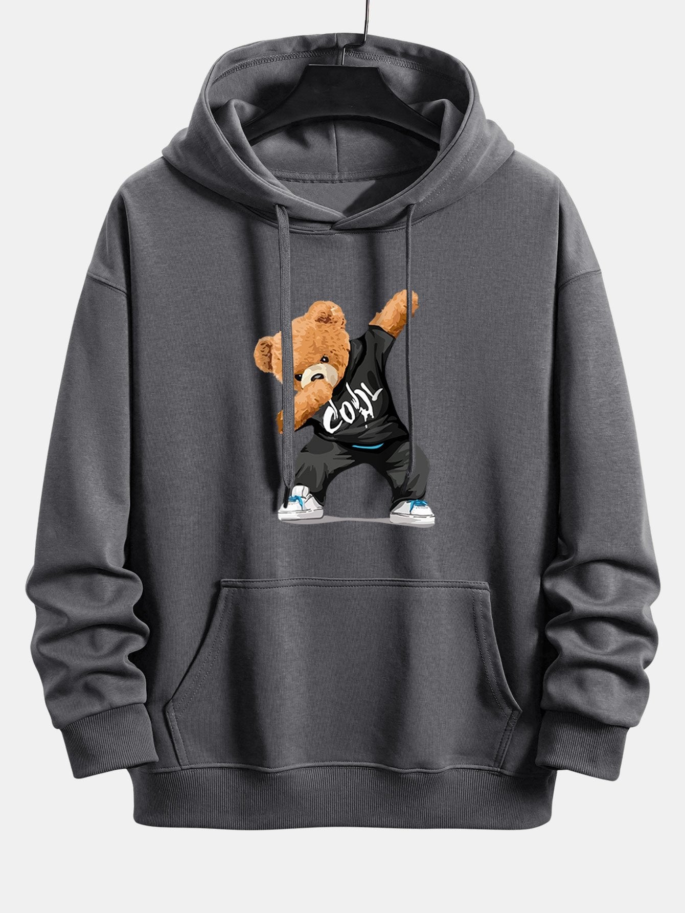 Colby | Cool Bear Print Relax Fit Hoodie