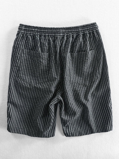Barany® | Cotton Drawstring Striped Shorts