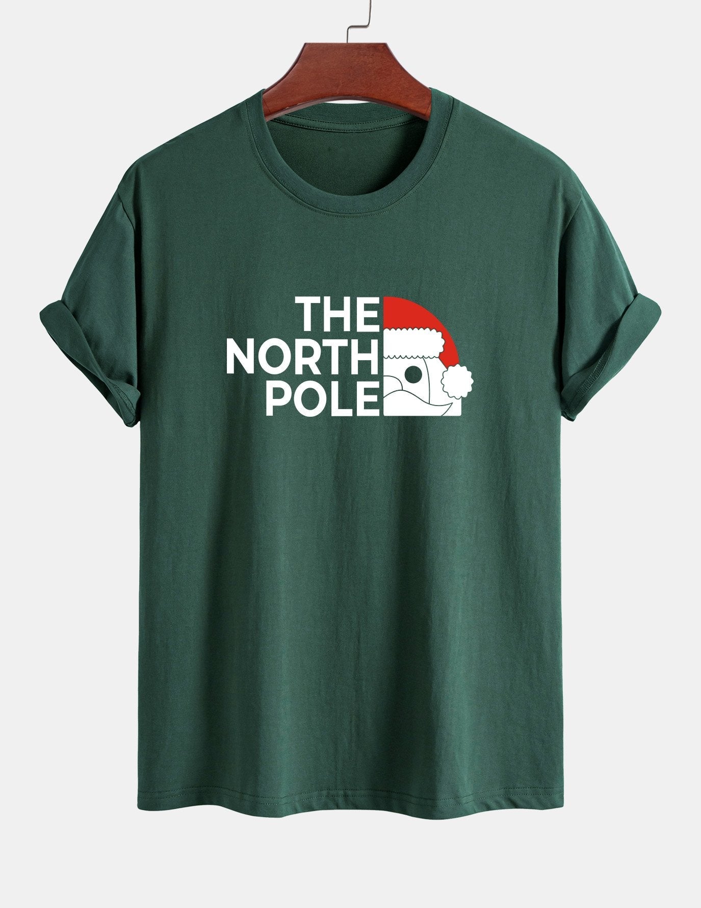 Alberto® | Santa Claus Slogan Print Cotton T-Shirt