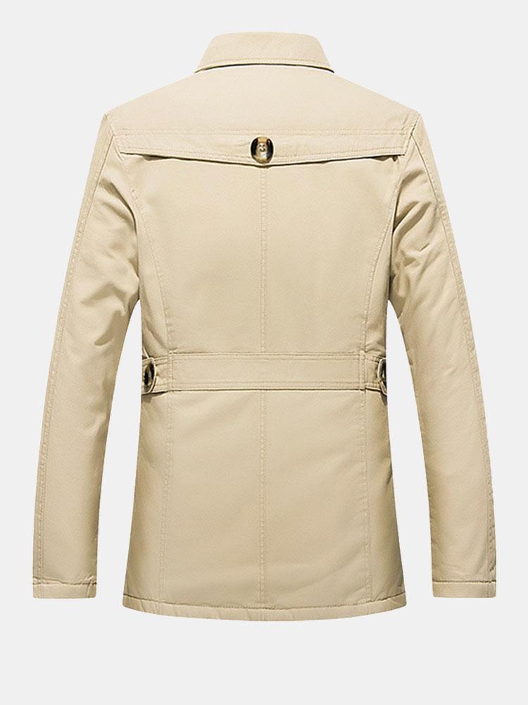 Zane | Long Line Chino Coat
