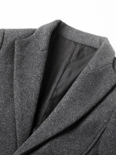 Thane | Lapel Woolen Overcoat