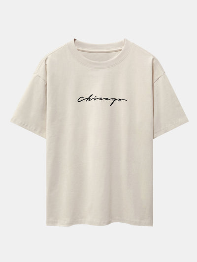 Manuel® | Chicago Print Heavy Weight Oversize T-Shirt