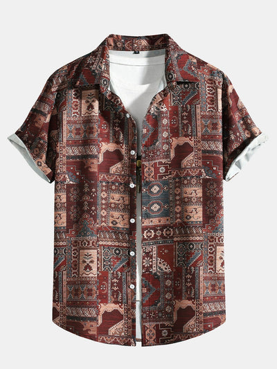 Atman® | Tribal Print Button Up Shirt