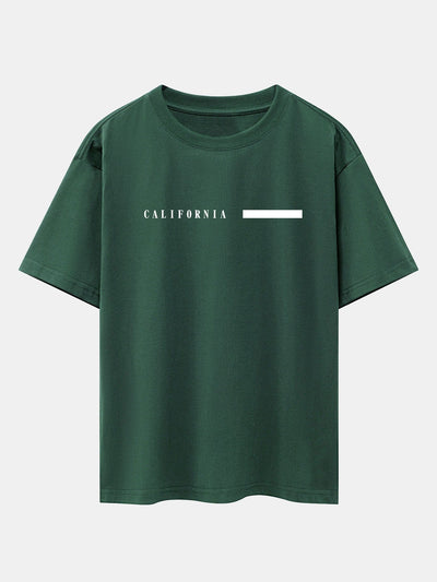 Camilo® | Slogan Print Drop Shoulder Oversize T-Shirt