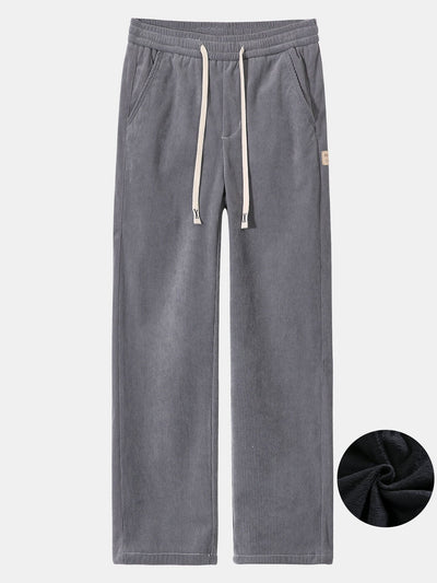 Galo® | Polar Fleece Lined Straight Leg Corduroy Pants