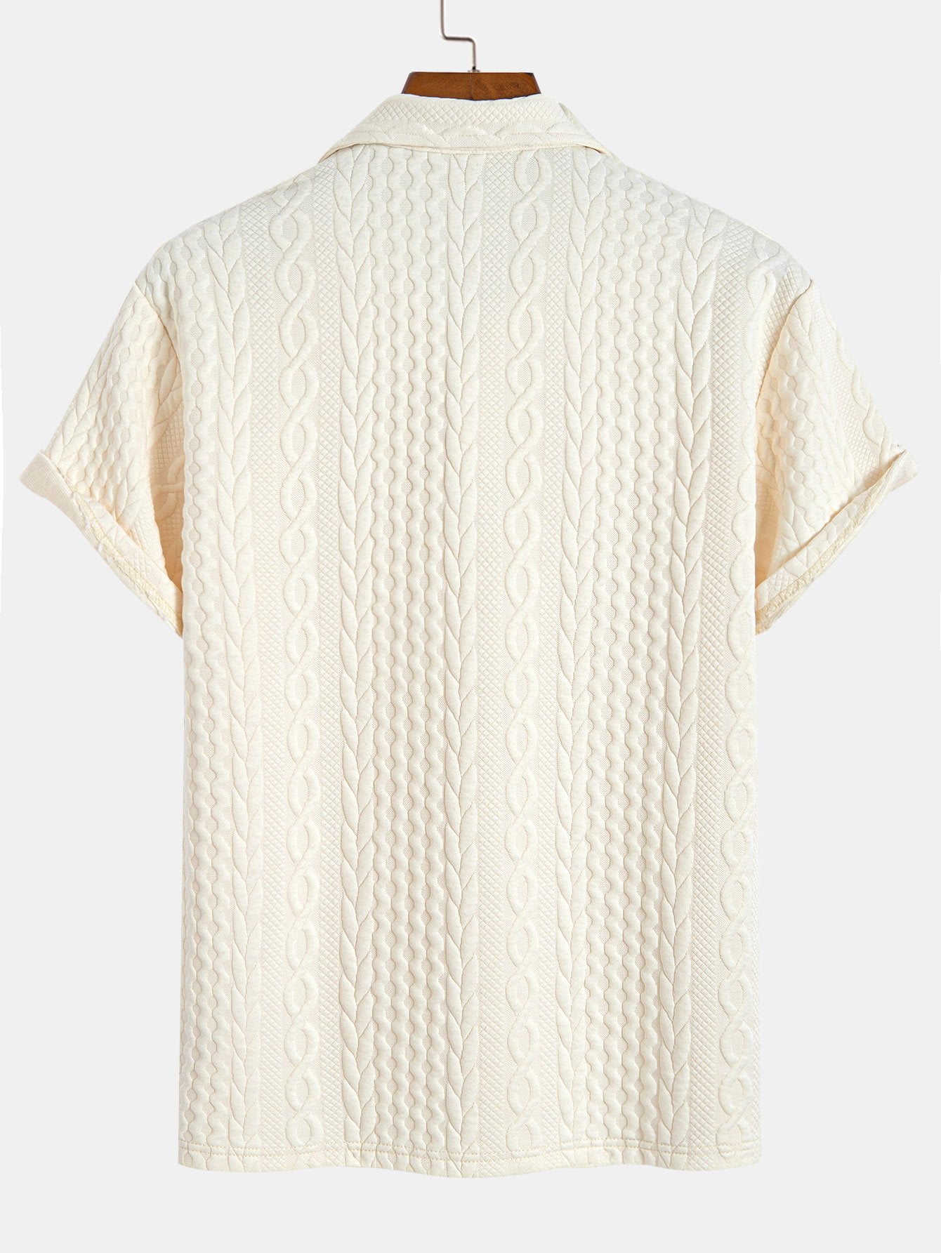 Todd® | Twist Textured Jacquard Polo