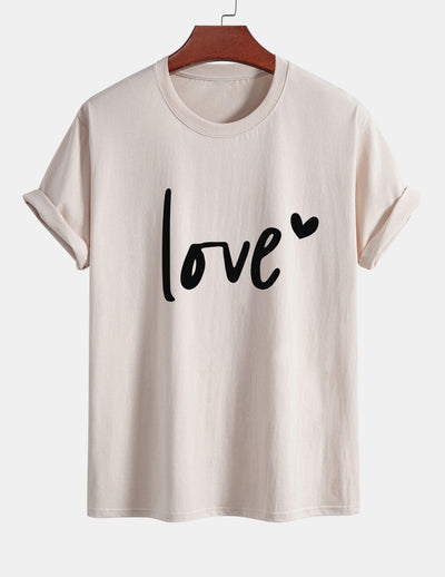 Tarsicio® | Love Print Cotton T-Shirt