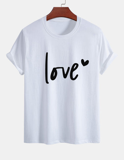 Tarsicio® | Love Print Cotton T-Shirt