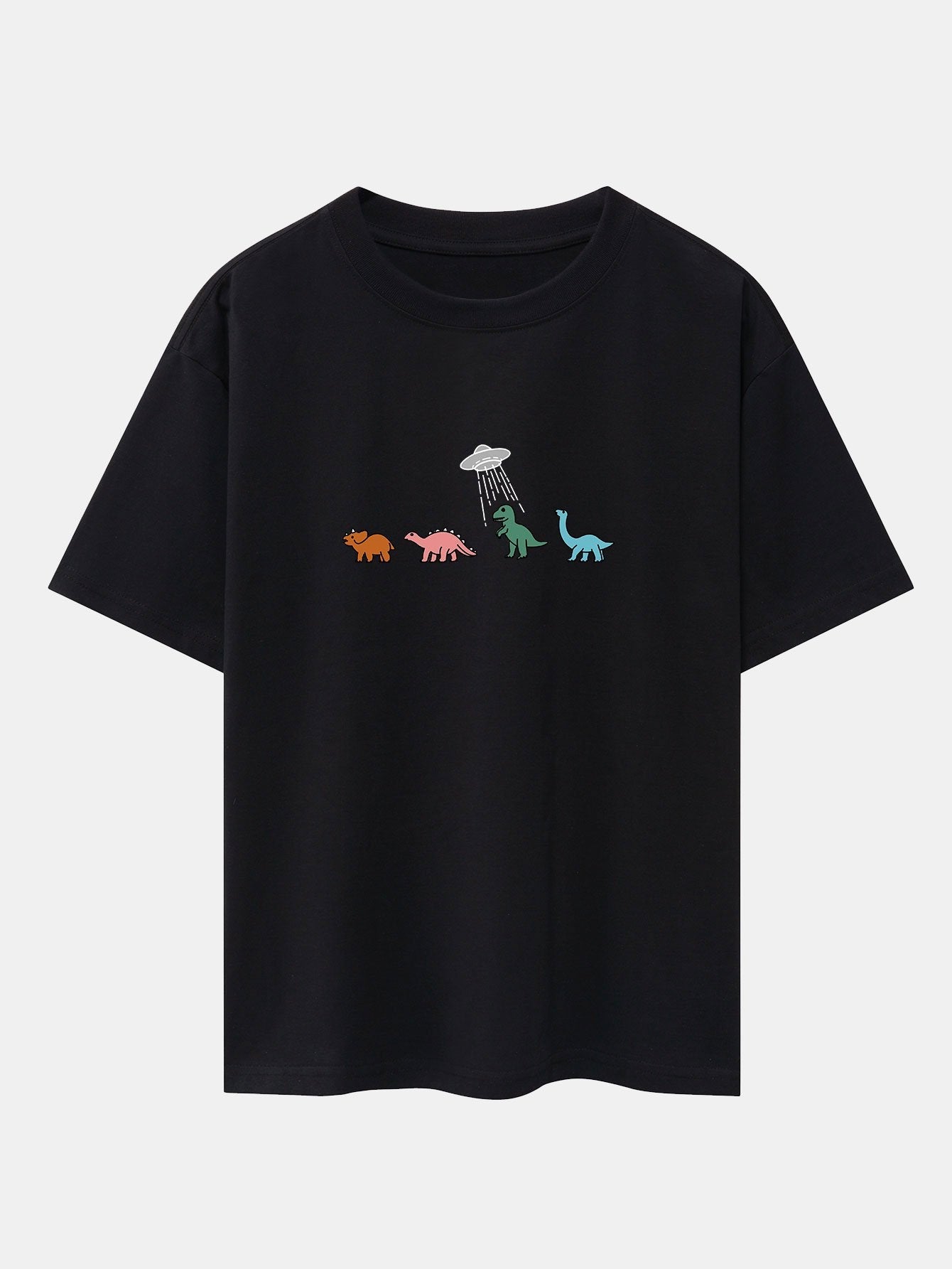 Iván® | Cartoon Dinosaur Print Heavy Weight Oversize T-Shirt