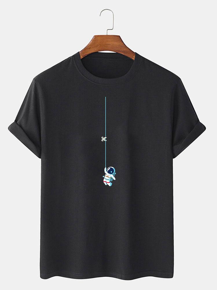 David® | Astronaut On A String Print T-Shirt