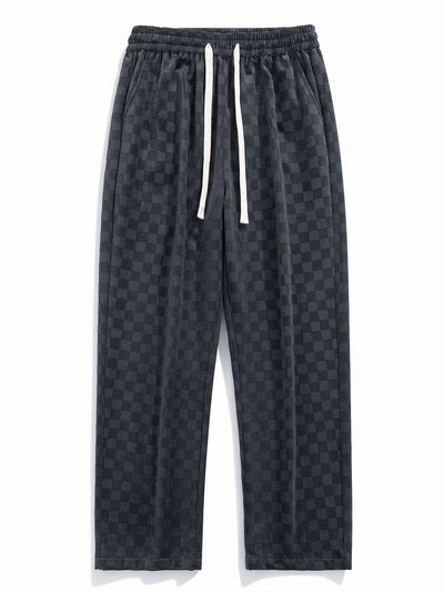 Emiliano® | Checkerboard Straight Leg Pants