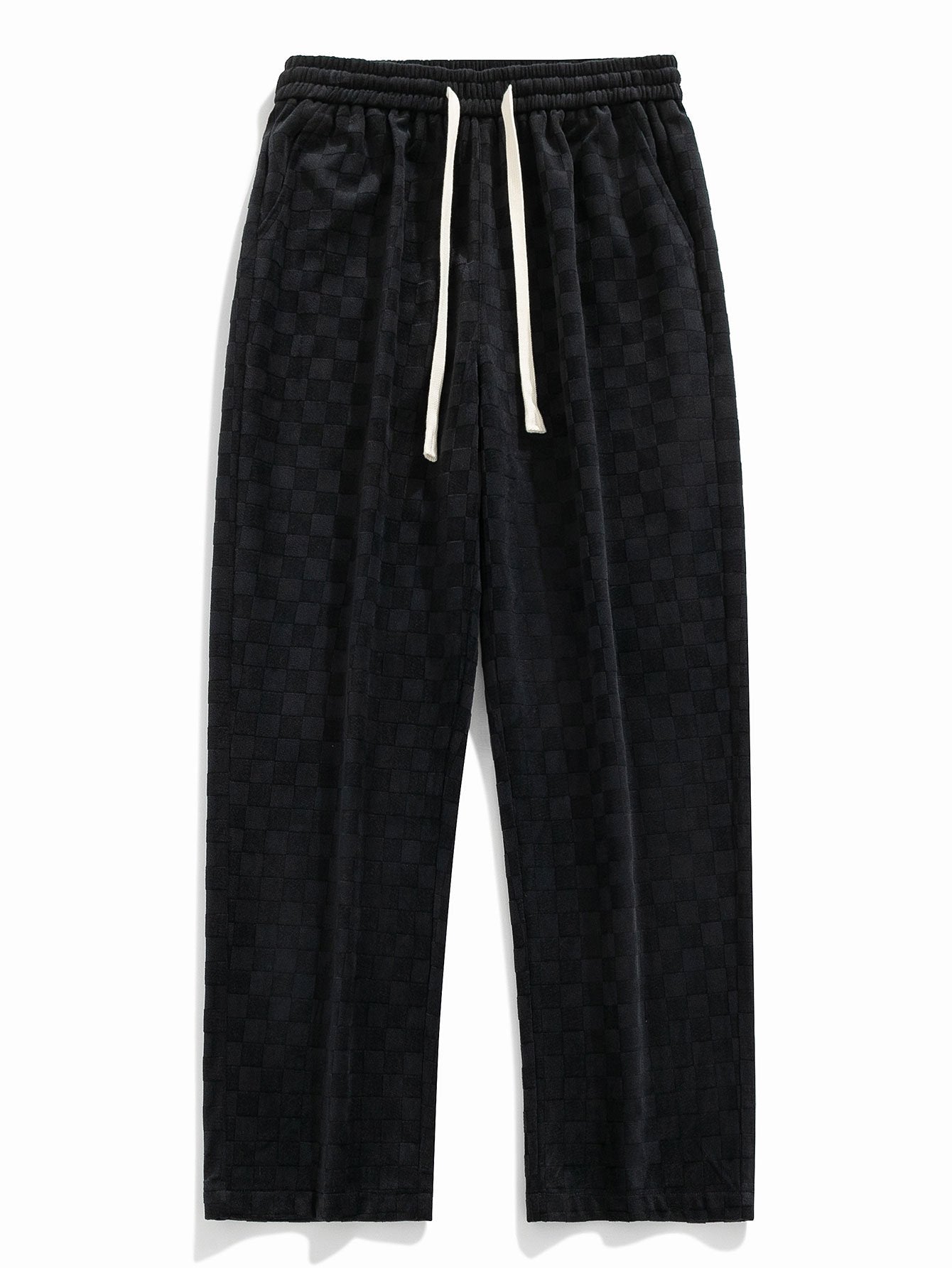 Emiliano® | Checkerboard Straight Leg Pants