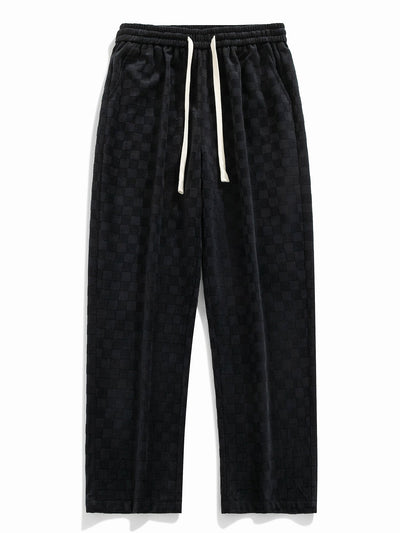 Emiliano® | Checkerboard Straight Leg Pants