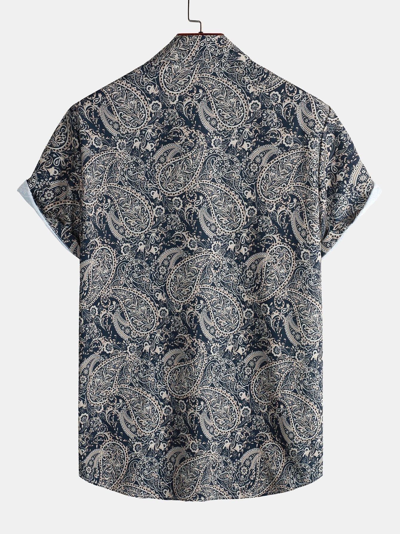 Asser® | Paisley Print Button Up Shirt