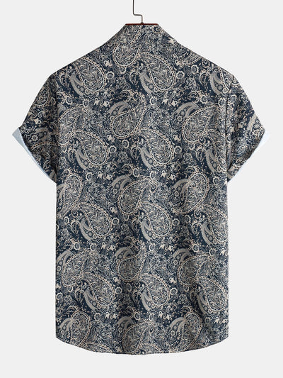 Asser® | Paisley Print Button Up Shirt