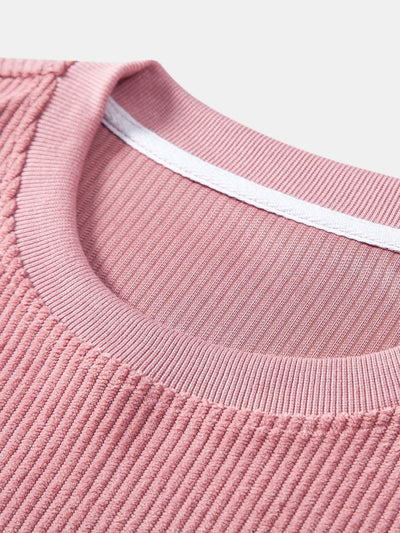 Baltasar® | Corduroy Oversize T-Shirt With Pocket & Shorts