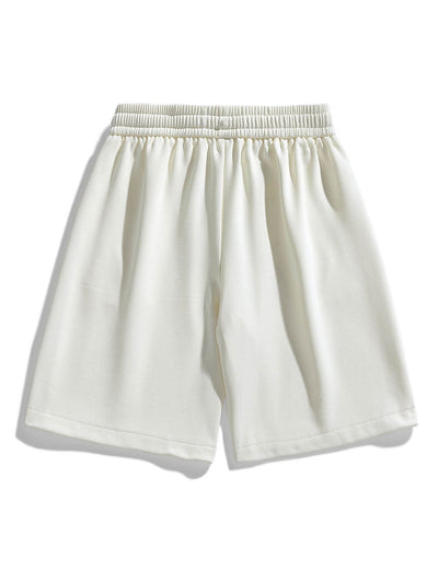 Nicanor | Basic Textured Drawstring Shorts