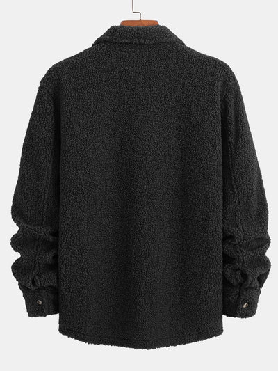Manuel® | Teddy Fleece Button Up Shirt