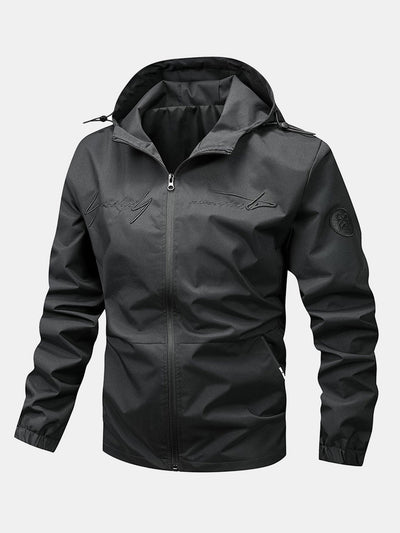 Andr��s | Zipper Hooded Jacket