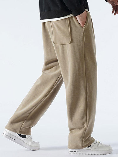 Admon® | 3 Pieces Polar Fleece Loose Fit Straight Leg Pants