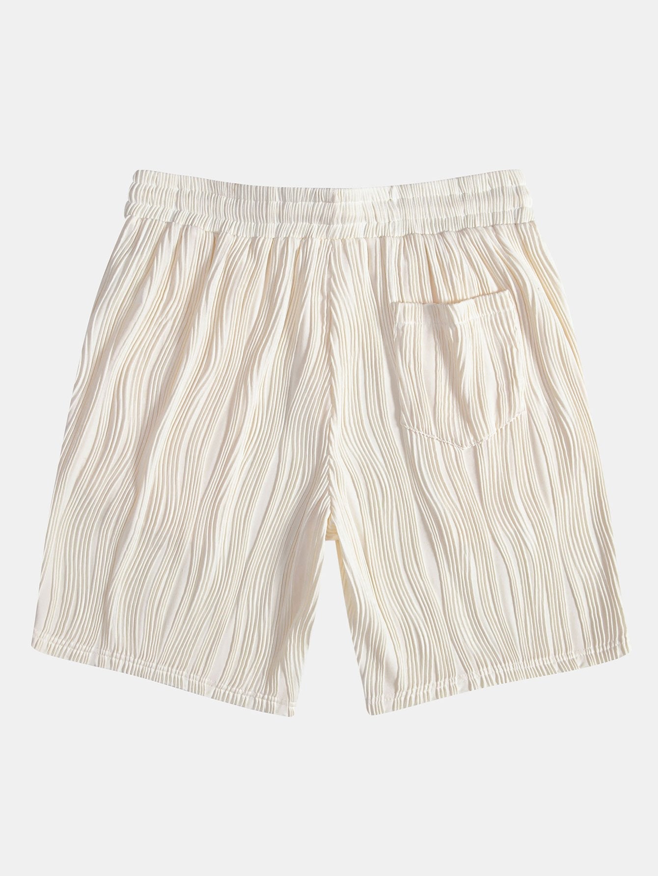 Basilio® | Wave Textured Button Up Shirt & Shorts