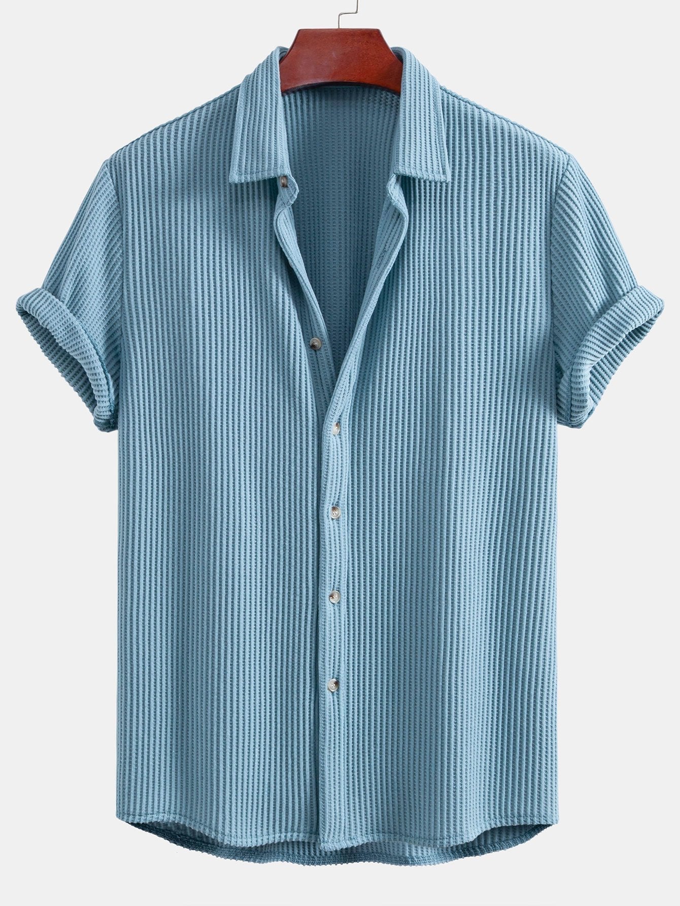 Zane® | Waffle Button Up Shirt