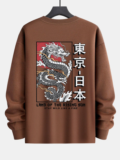 Marco® | Tokyo Dragon Back Print Relax Fit Sweatshirt