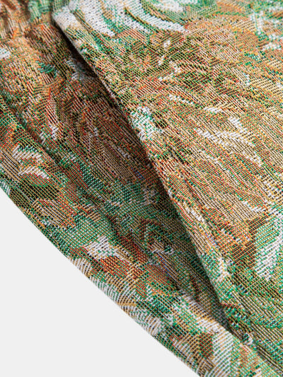 Armando® | Painted Floral Jacquard Shorts