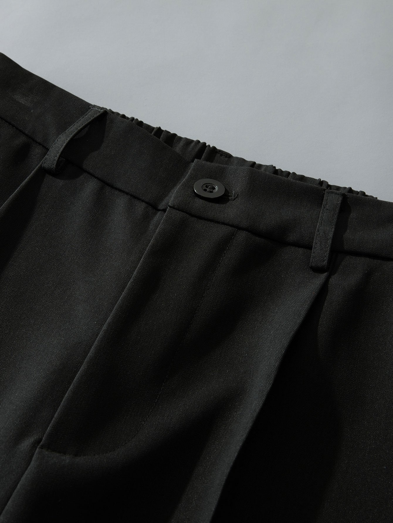 Eustaquio® | Relax Fit Elastic Waist Straight Leg Trousers