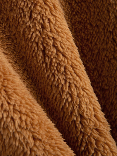 Jerry® | Teddy Zip Up Hooded Coat & Teddy Jogger Pants