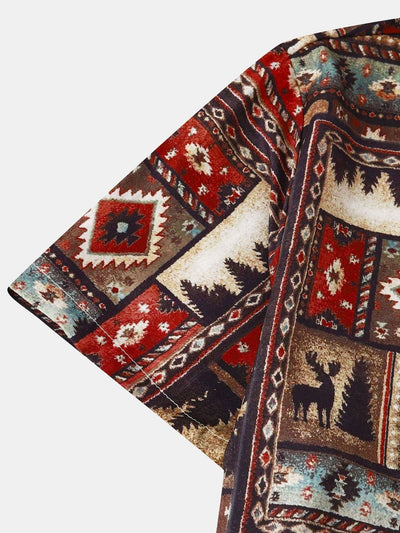 Guido® | Aztec Patch Print Shirt