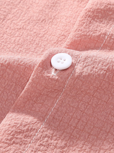 Amiran® | Texture Print Button Up Shirt