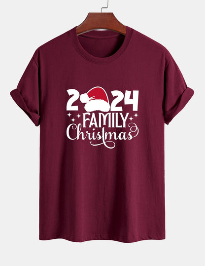 Adolfo® | Family Christmas 2024 Print Cotton T-Shirt
