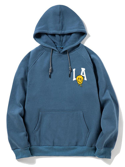 Quincy | LA Smiley Print Hoodie