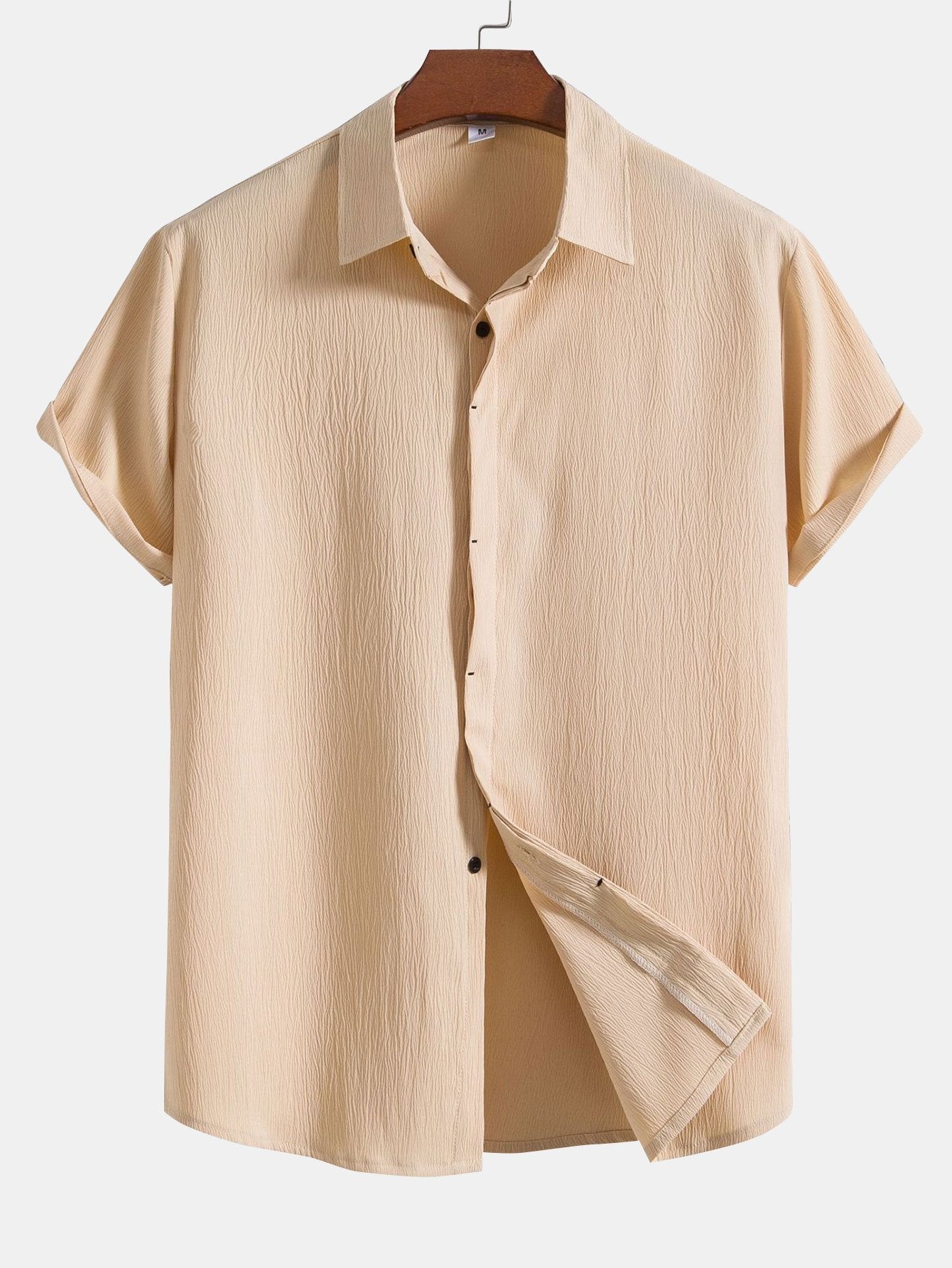 Aloys® | Wrinkled Concealed Fly Shirt