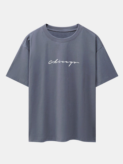 Manuel® | Chicago Print Heavy Weight Oversize T-Shirt