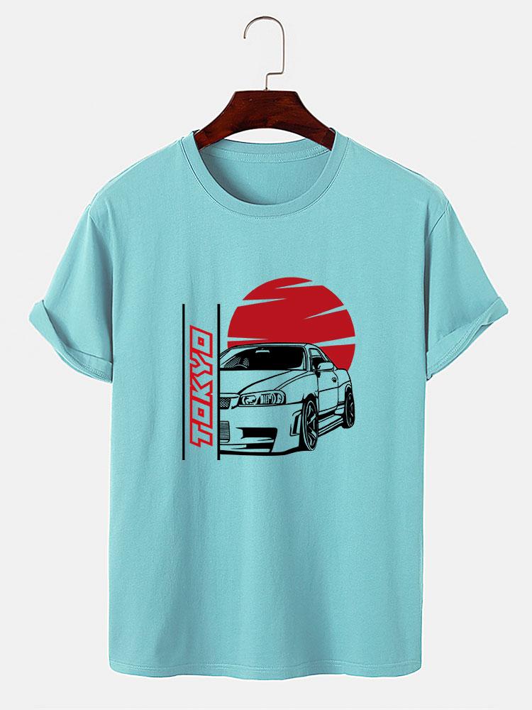 Hunter® | Tokyo Car Print T-Shirt