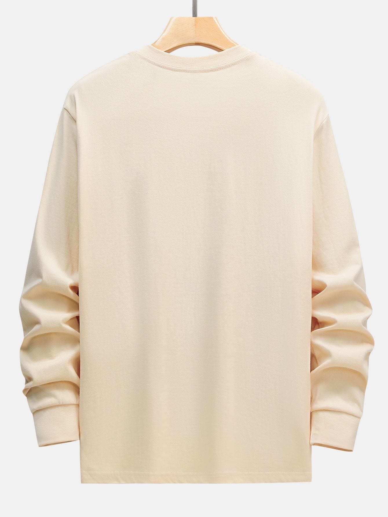 Adelard® | 3 Pieces Basic Long Sleeve Heavy Weight T-Shirts