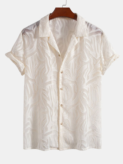 Amaury® | Jacquard Texture Cuban Shirt