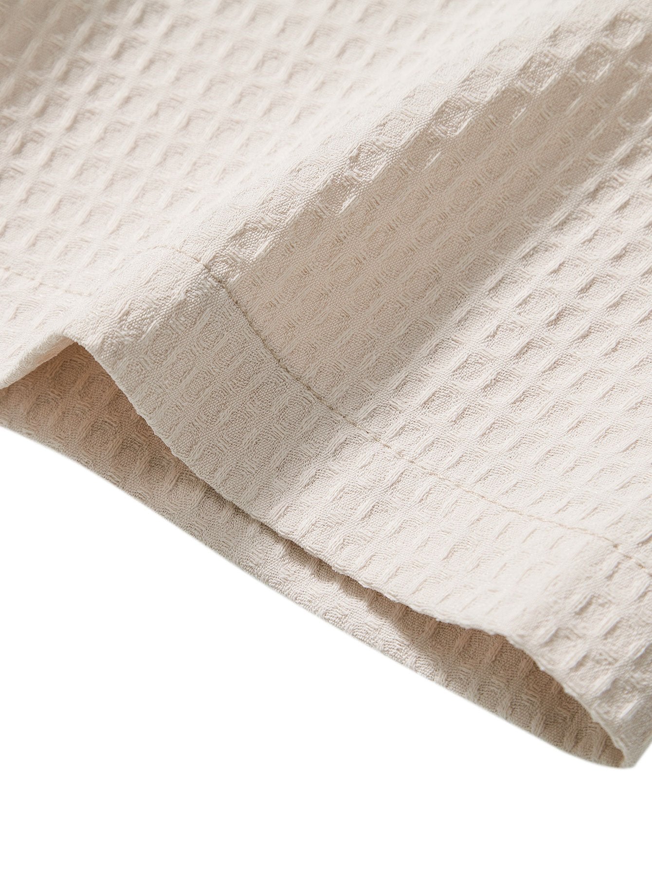 Plácido® | Waffle Revere Collar Shirt & Shorts