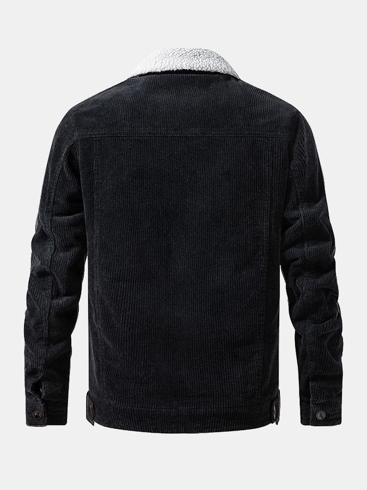 Jasper | Teddy Lined Cotton Corduroy Jacket