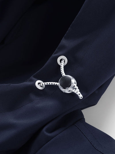 Fernando | Teddy Fleece Lined Color Block Hooded Windbreaker