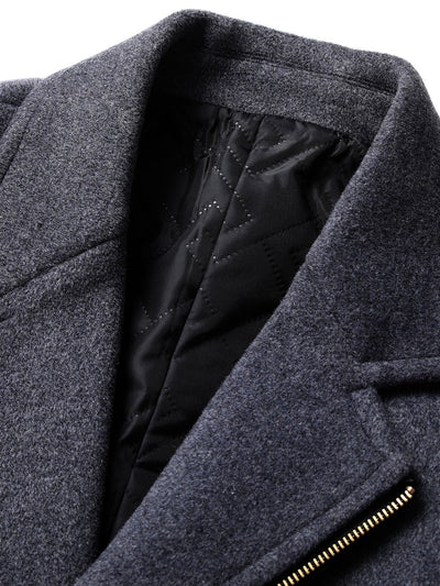 Ernesto | Long Line Wool Blended Overcoat