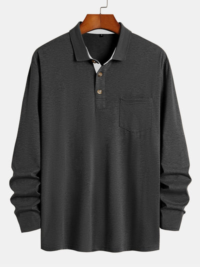 Cole | Long Sleeve Regular Fit Polo Shirt