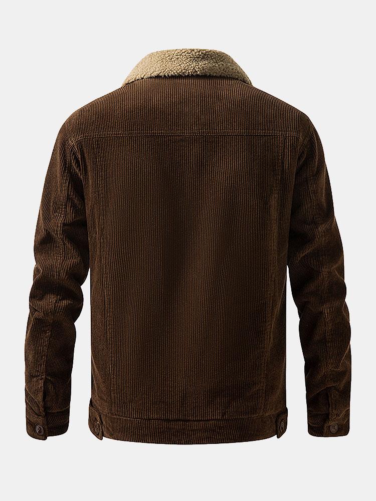 Jasper | Teddy Lined Cotton Corduroy Jacket
