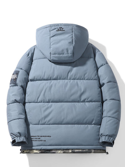 Storm | Camouflage Lined Pockets Hooded Puffer Coat