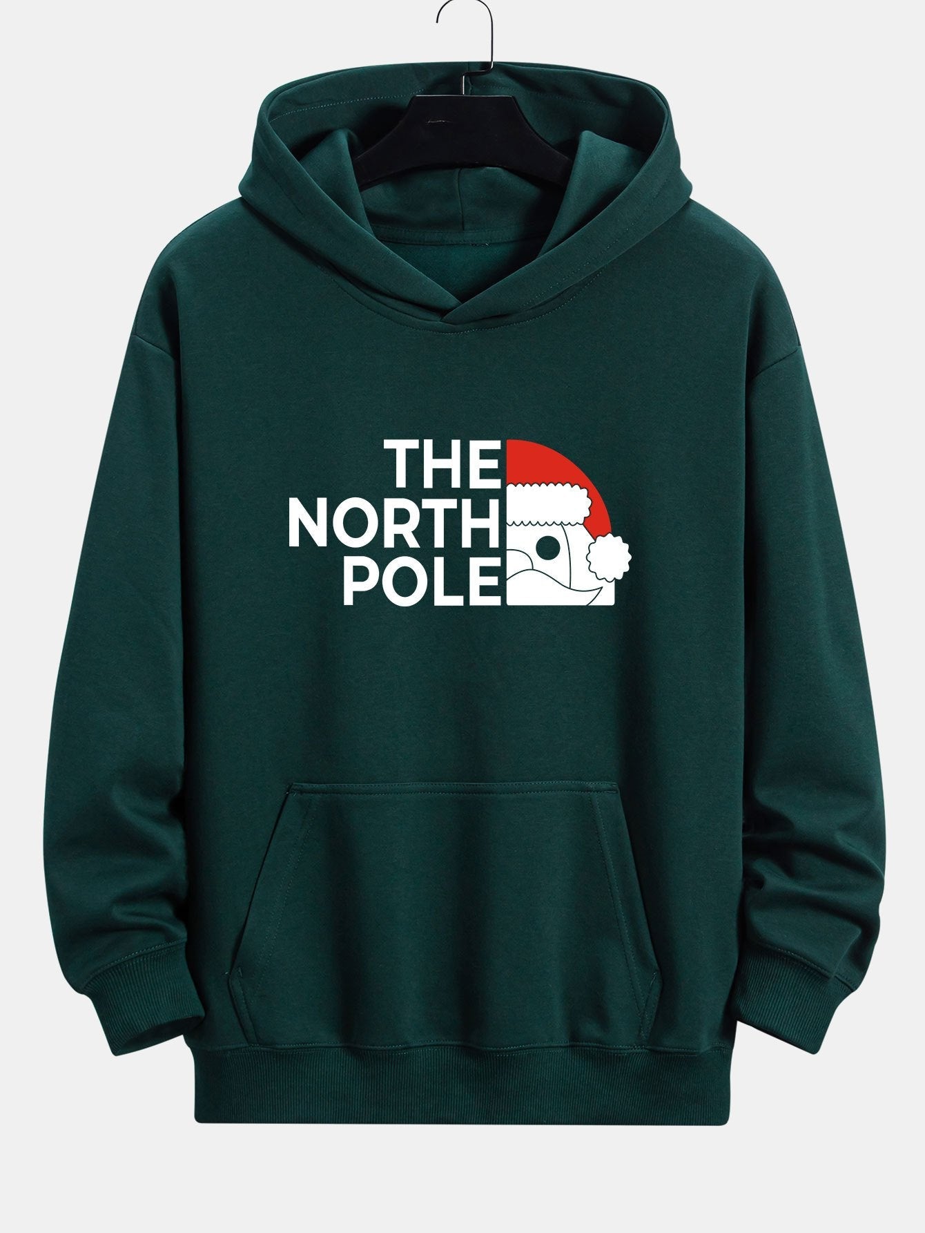 Nicholas | Santa Claus Slogan Print Relax Fit Hoodie