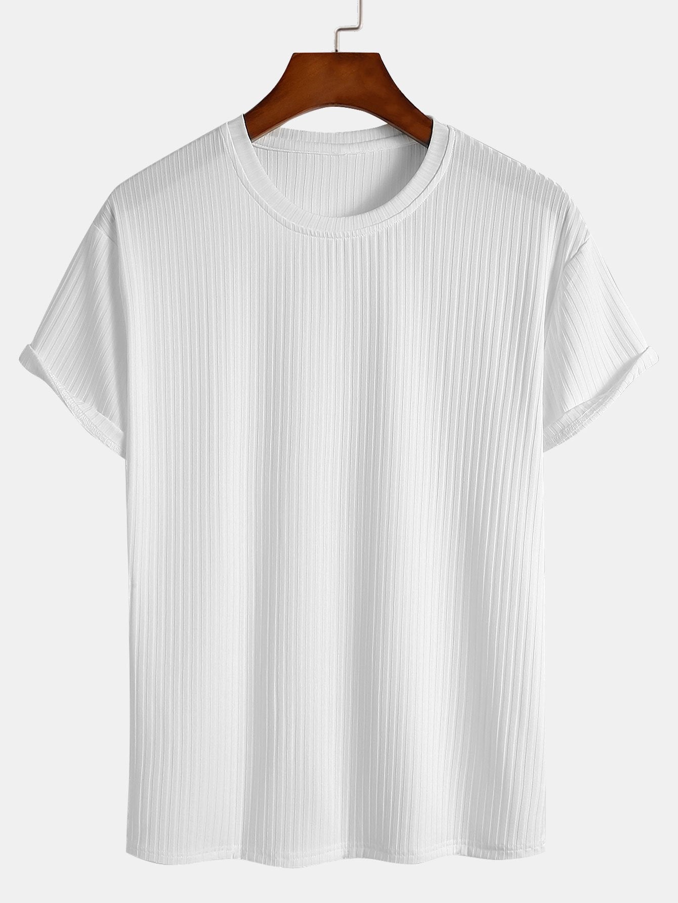 Rolando® | Basic Slim Fit Ribbed T-Shirt