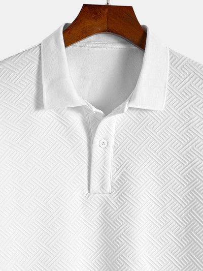 Cirilo® | Striped Jacquard Polo